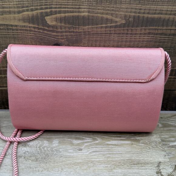 Vintage Whiting and Davis International Pink Purse Clutch - Picture 4 of 10
